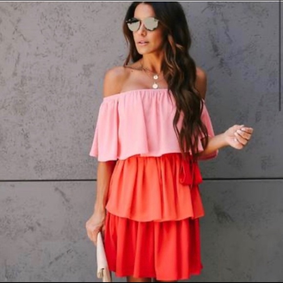 Vici Dresses & Skirts - Dancing Darlin’ off the shoulder dress NWOT Vici